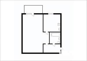 1-к квартира, вторичка, 31м2, 3/5 этаж
