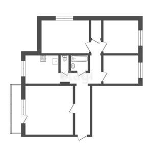 4-к квартира, вторичка, 77м2, 5/9 этаж