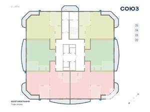 3-к квартира, вторичка, 85м2, 22/25 этаж