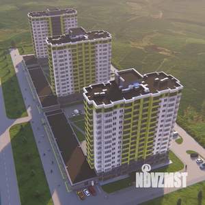 3-к квартира, строящийся дом, 77м2, 4/15 этаж