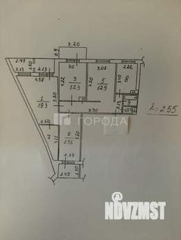 4-к квартира, вторичка, 91м2, 2/10 этаж