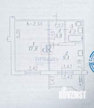 1-к квартира, вторичка, 35м2, 6/6 этаж