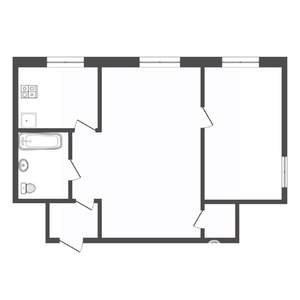 2-к квартира, вторичка, 41м2, 2/3 этаж