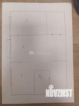 2-к квартира, вторичка, 45м2, 4/5 этаж