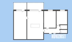 3-к квартира, вторичка, 54м2, 7/10 этаж