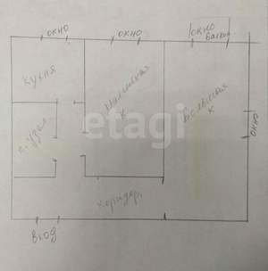 2-к квартира, вторичка, 45м2, 4/5 этаж