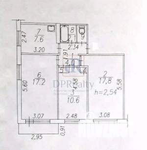 3-к квартира, вторичка, 61м2, 2/9 этаж