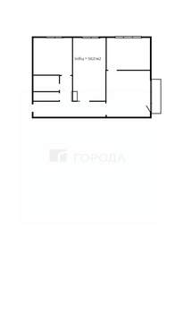 3-к квартира, вторичка, 50м2, 5/5 этаж