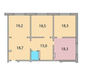 3-к квартира, вторичка, 111м2, 1/1 этаж