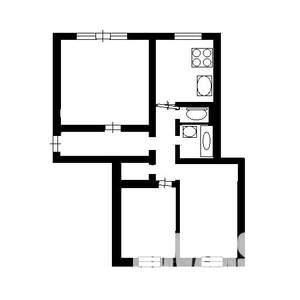 2-к квартира, вторичка, 53м2, 9/9 этаж